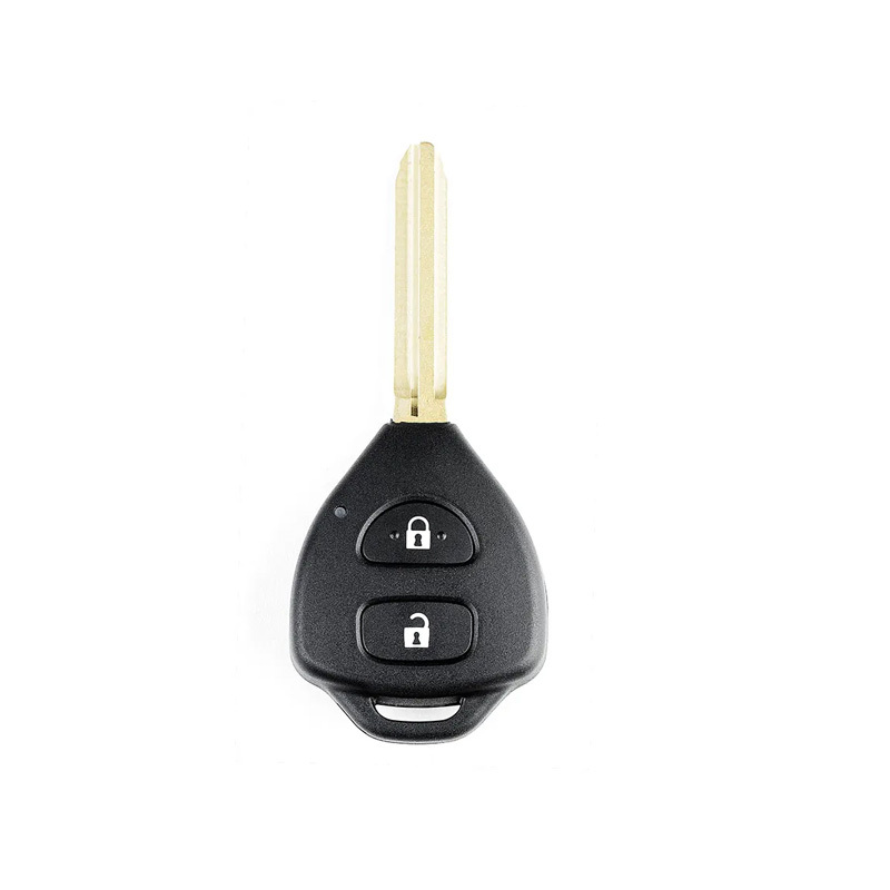 Xhorse Wire Key XKTO05EN  for Toyota Flat 2 Buttons remote key  for VVDI Machine Overseas Version