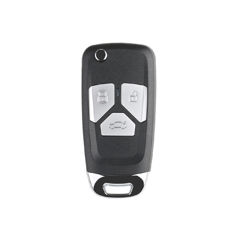 Xhorse Wire Key XKAU01EN   3 Button Flip Remote Key for VVDI Machine Overseas Version