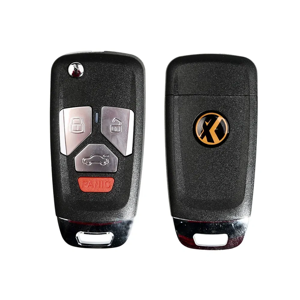 XHORSE XNAU02EN Wireless Remote Key For Audi Flip 4 Buttons Key English Version 10pcs/Lot