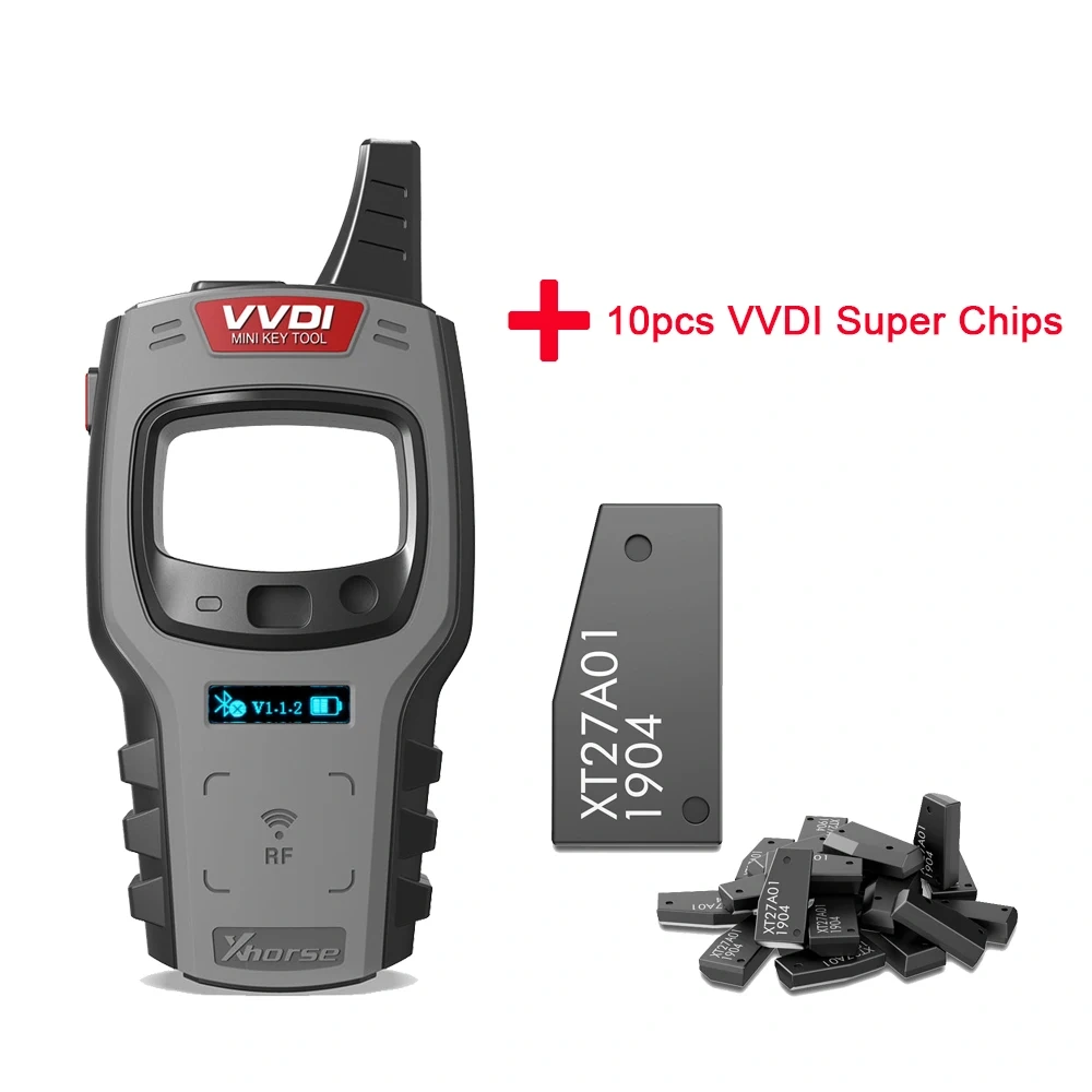 Xhorse VVDI Mini Key Tool Remote Key Programmer Global Version Get 10pcs Free VVDI Super Chip With Free 96bit 48-Clone Function