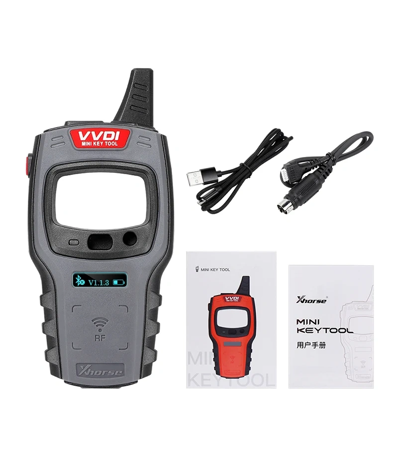 Xhorse VVDI Mini Key Tool Remote Key Programmer Global Version Get 10pcs Free VVDI Super Chip With Free 96bit 48-Clone Function