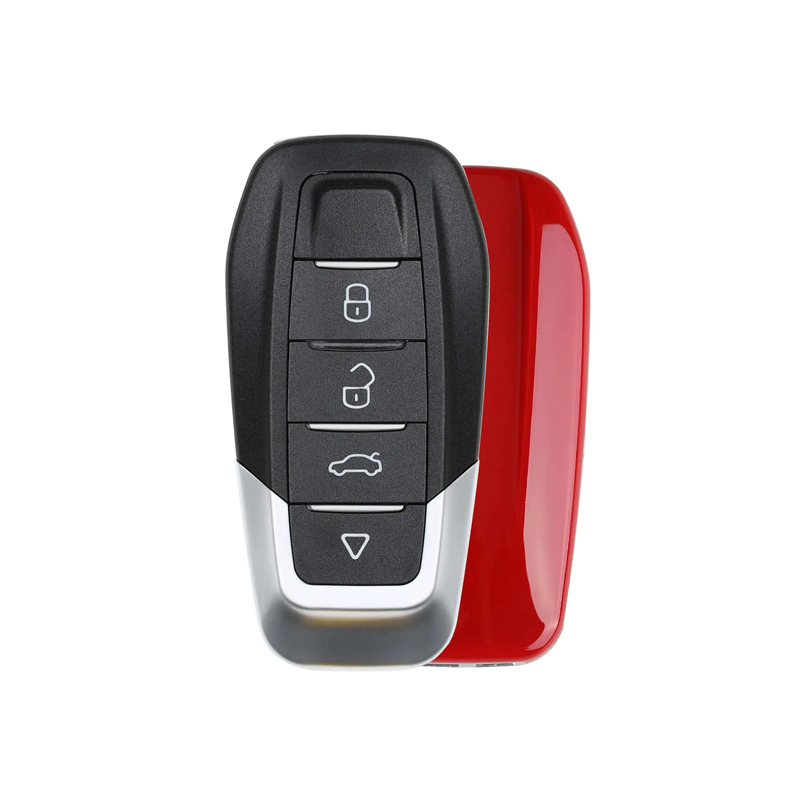 XHORSE XKFEF2EN FA.LL Type Wired Folding Key 4 Buttons Bright Red Universal Remote Key 10pcs/lot