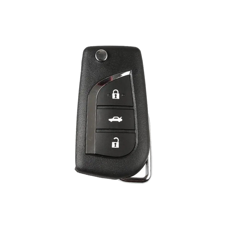 Xhorse XNTO00EN  Wireless Remote Key for Toyota Type 3 Buttons Car Remote Key with NXP Chip 10pcs/Lot