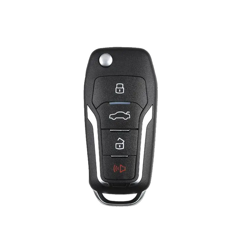 Xhorse XEFO01EN Super Remote Key For Ford Flip 4 Buttons Built-in Super Chip English Version 10PCS/Lot