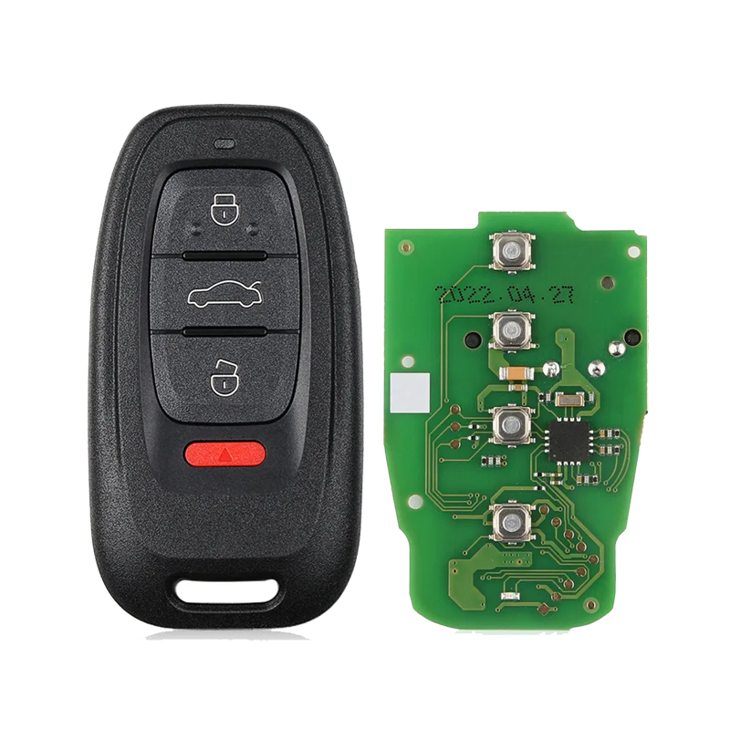Xhorse XSADJ1EN 315MHZ/433MHZ/868MHZ Xhorse VVDI 754J Smart Key for Audi A6L Q5 A4L A8L with Key Shell  10pcs/Lot