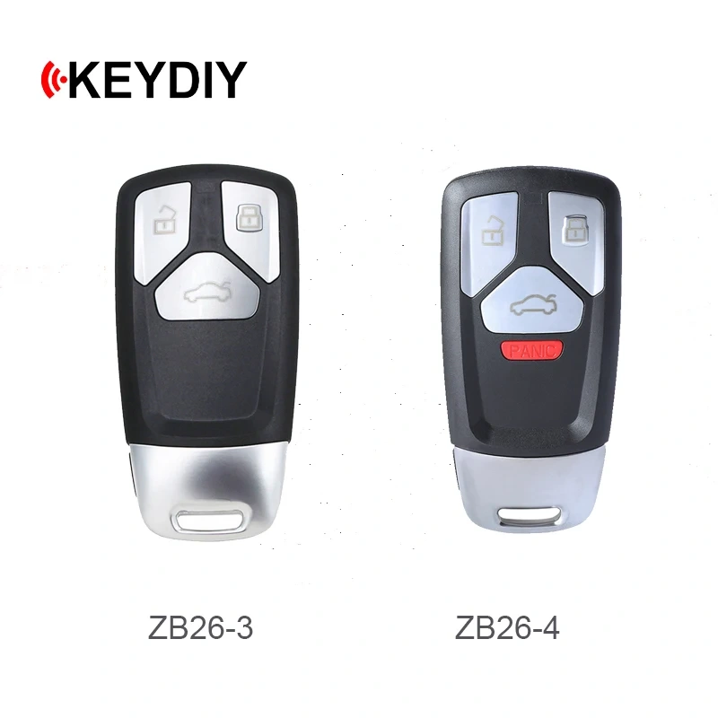 KEYDIY 3/4 Button Smart key ZB Series ZB26-3 ZB26-4 Universal KD Remote Car Key for KD900 KD900+ URG200 KD-X2 Mini KD