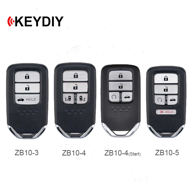 KEYDIY Smart key ZB Series ZB10-3 ZB10-4 ZB10-5 Universal KD Remote Car Key for KD900 KD900+ URG200 KD-X2 Mini KD