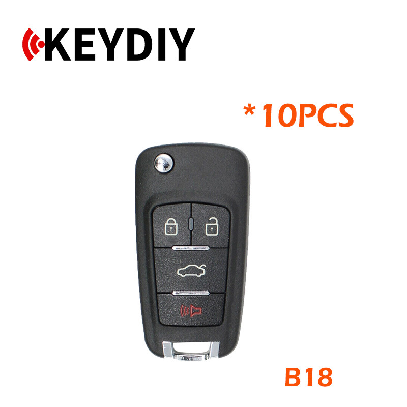 KEYDIY B18 Universal 4 Button B-Series KD Remote Car Key for KD900 KD900+ URG200 KD-X2 Mini Chevrolet Style