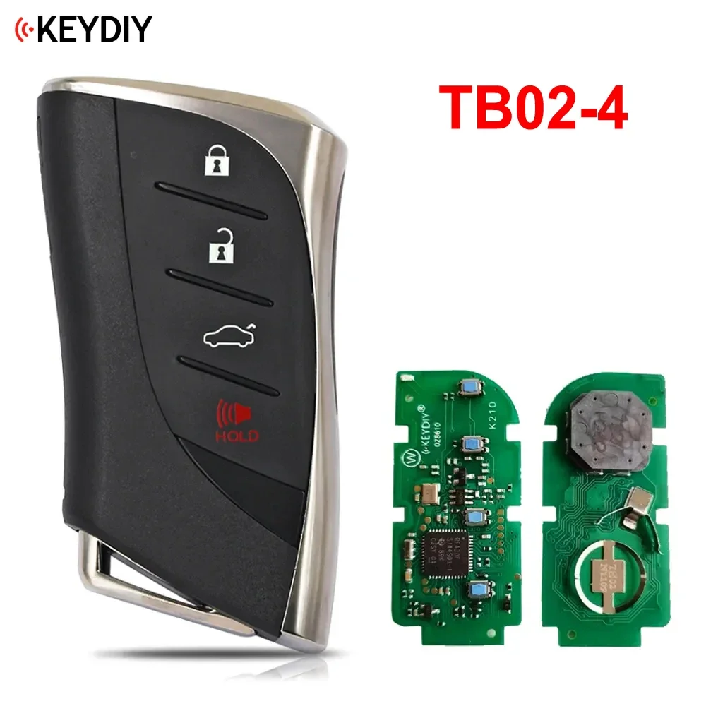 KEYDIY KD 8A Smart Key 4 Buttons Universal Remote TB02 TB02-4 For Lexus ES300h ES350 GX460 LS500 FCCID: 0440 3410