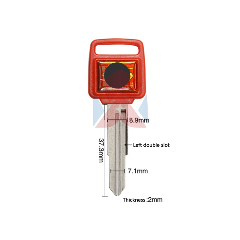 Motorcycle Uncut Blank Key  For Honda Fiftieth Anniversary CB600 CB1000 VETC CB400 Left Or Right Sidee