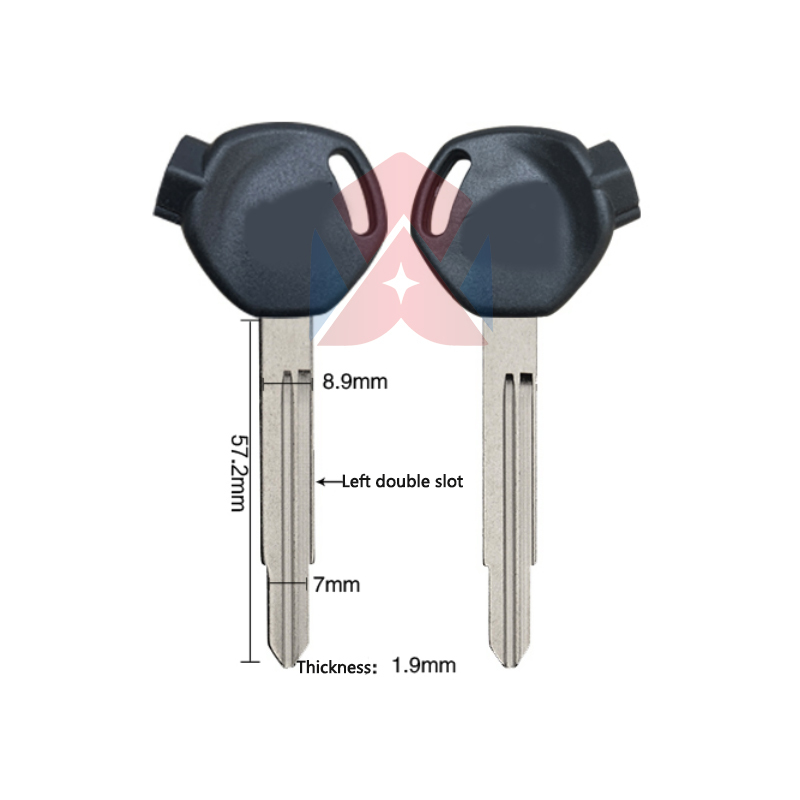 Motorcycle Uncut Blank Key For Honda Magnet Motorcycle Anti-Theft Lock Keys DIO AF 61/62 TODAY 49cc