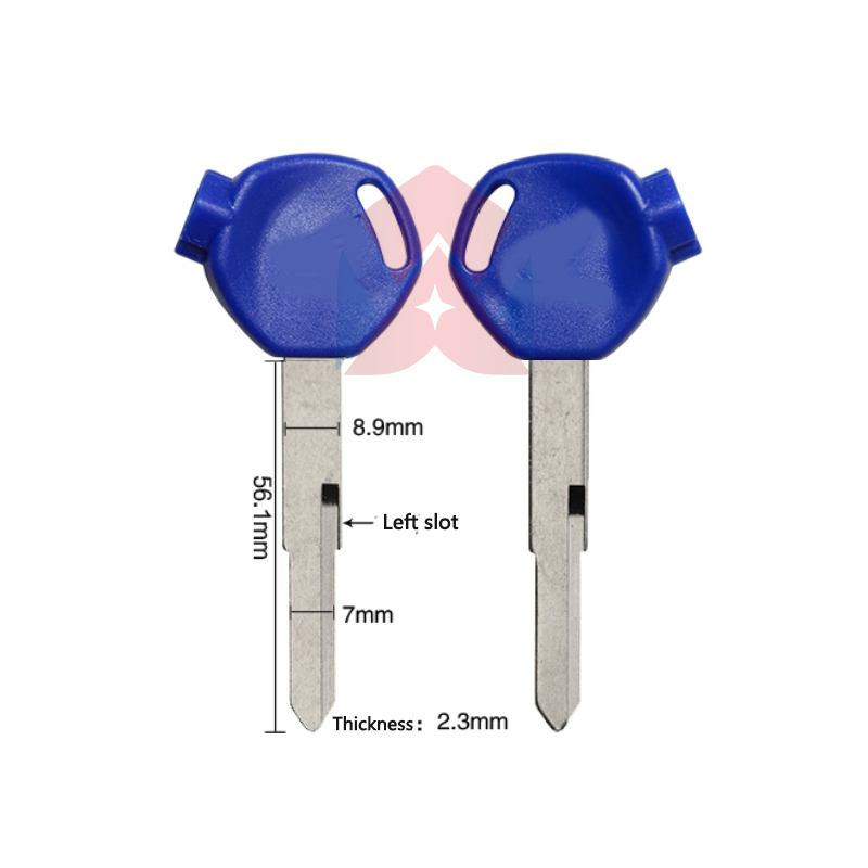 Motorcycle Uncut Blank Key For Honda Magnet Motorcycle Anti-Theft Lock Keys DIO AF 61/62 TODAY 49cc