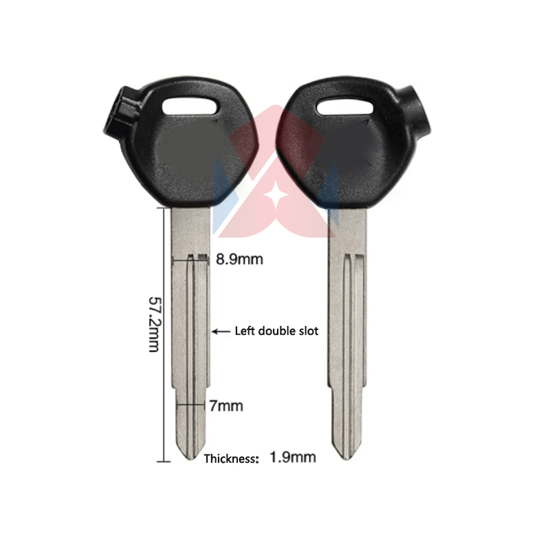 Motorcycle Uncut Blank Key For Honda Magnet Motorcycle Anti-Theft Lock Keys DIO AF 61/62 TODAY 49cc