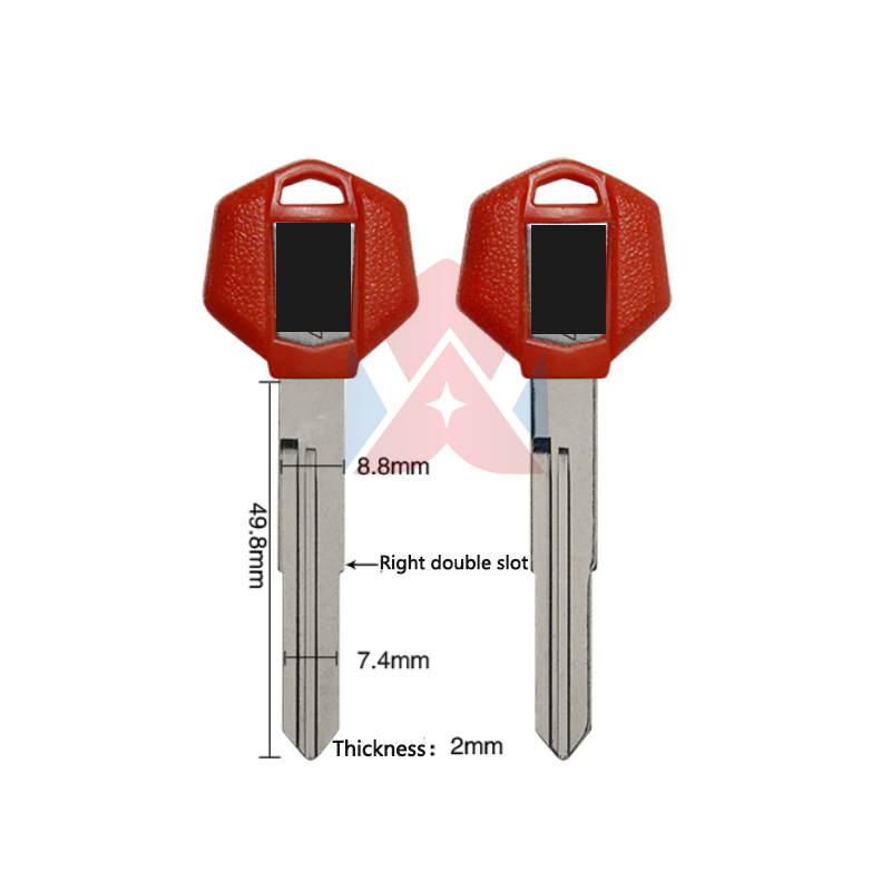 Motorcycle Uncut Blank Key for SUZUKI GSX1300 Bking All Year Brutale Blade Keys GSX-1300 GSX 1300 B-KING