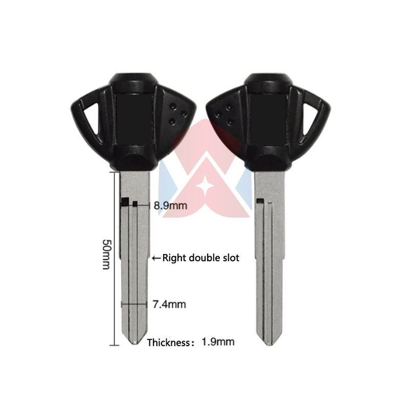  Motorcycle Uncut Blank Key  for Suzuki GSXR 600 750 1000 1300 SV 650 ABS 1000 dropshipping