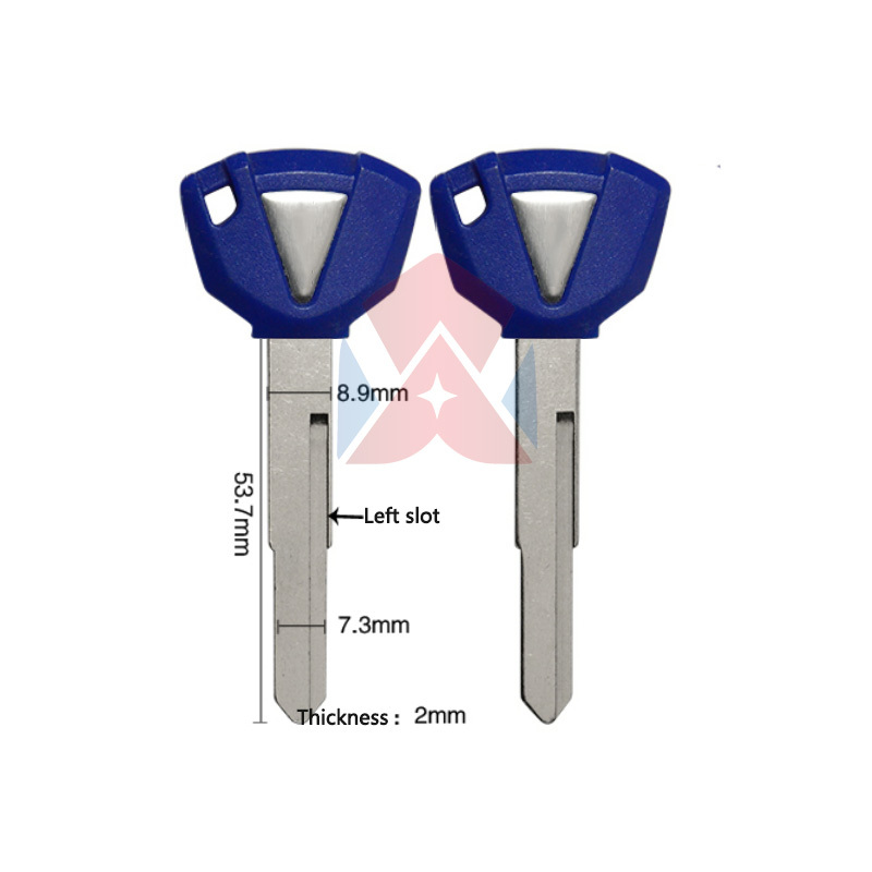  Motorcycle Uncut Blank Key For KAWASAKI ZX6R ZX9R ZX10R ZX12R ZX14R ZZR1400 ZRX1200 ZR1200 ER6N ER6F ER6R KLE650