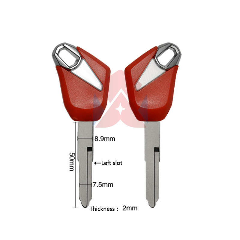  Motorcycle Uncut Blank Key For Kawasaki Z1000 Z1000SX ZX-14R GTR1400 Versys 650 ER6N Motorcycle Accessories