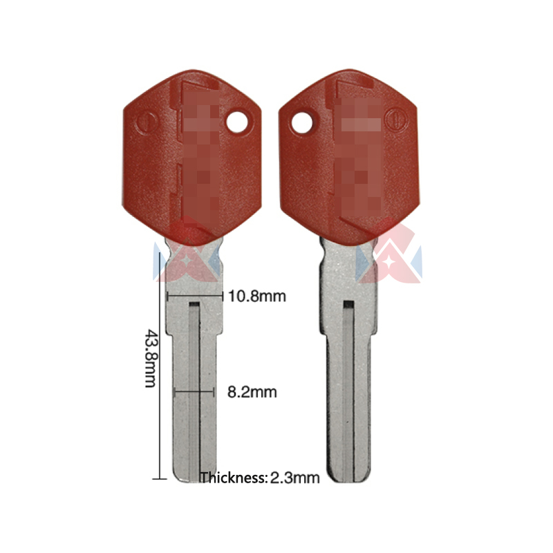 Motorcycle Uncut Blank Key  For KTM 1050 RC8R 1190 1290 Plastic Metal