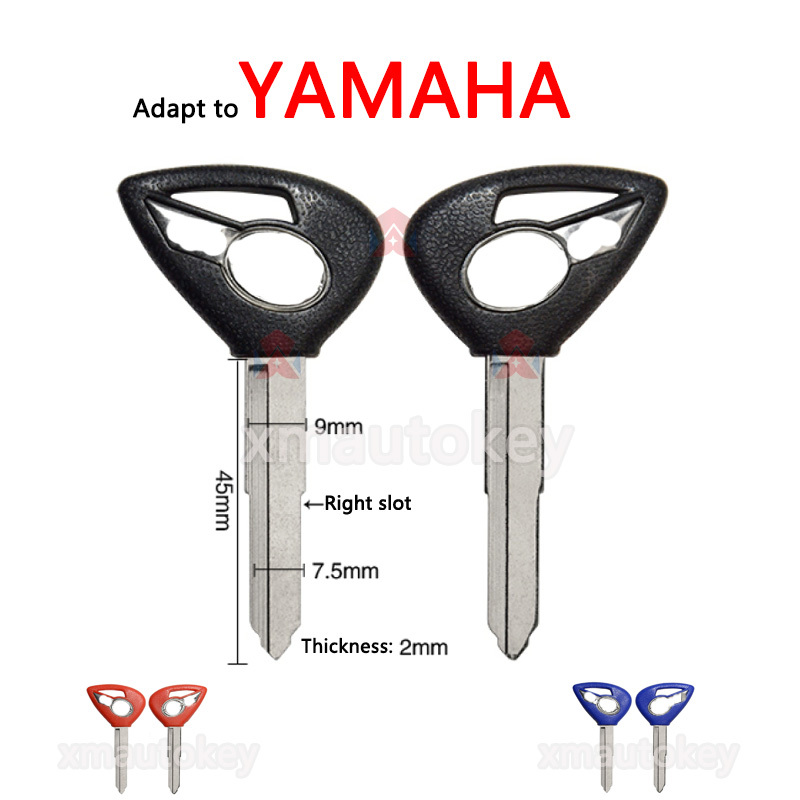 Motorcycle Uncut Blank Key For  YAMAHA Dragstar v-star DS400 DS650 XVS400 XVS650 XV1900 XVS1300 XVS950
