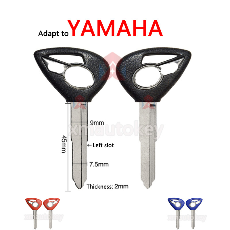 Motorcycle Uncut Blank Key For  YAMAHA Dragstar v-star DS400 DS650 XVS400 XVS650 XV1900 XVS1300 XVS950