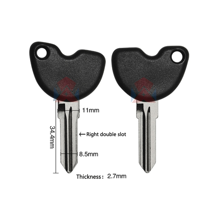 Motorcycle Uncut Blank Key  for Vespa Piaggio 3VTE Fly 125 250 300 GTV VESPA LX LXV LXS GTS GTV 250 300 Scooter parts
