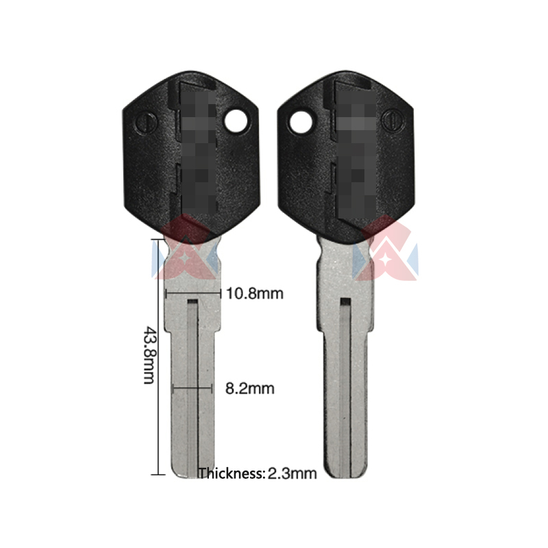 Motorcycle Uncut Blank Key  For KTM 1050 RC8R 1190 1290 Plastic Metal