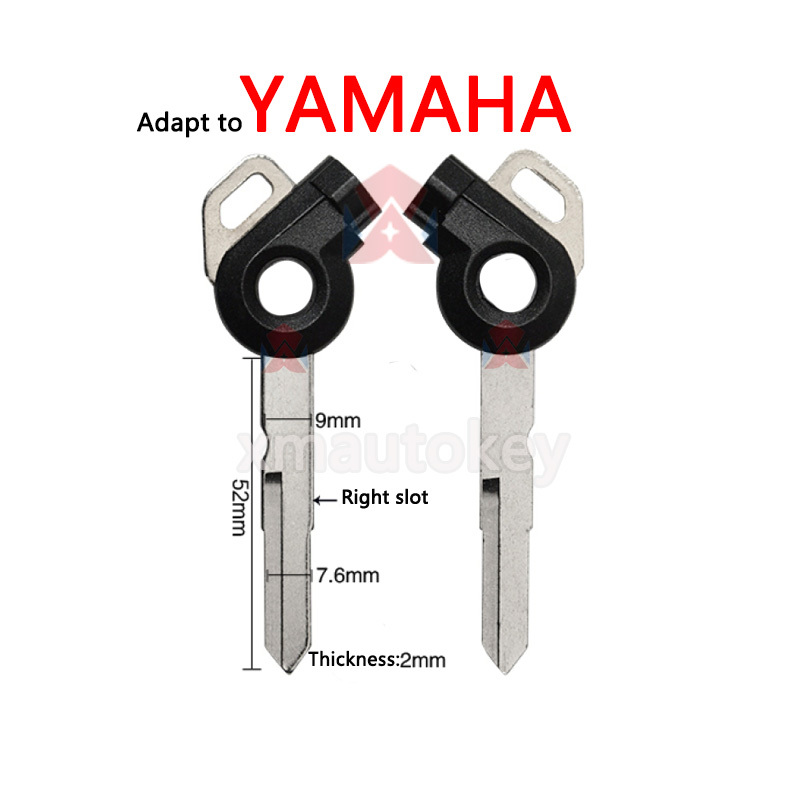 Motorcycle Uncut Blank Key For YAMAHA   NMAX155, Jinzhan 125, Aurora, tercera generación, Lh125T-C
