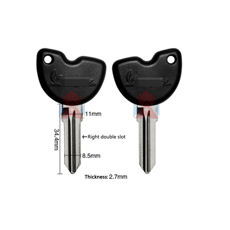 Motorcycle Uncut Blank Key For  Vespa Piaggio 3VTE Fly 125 200 250 300 GTV LXV150 GTV250 GTS GTS250 GTS300