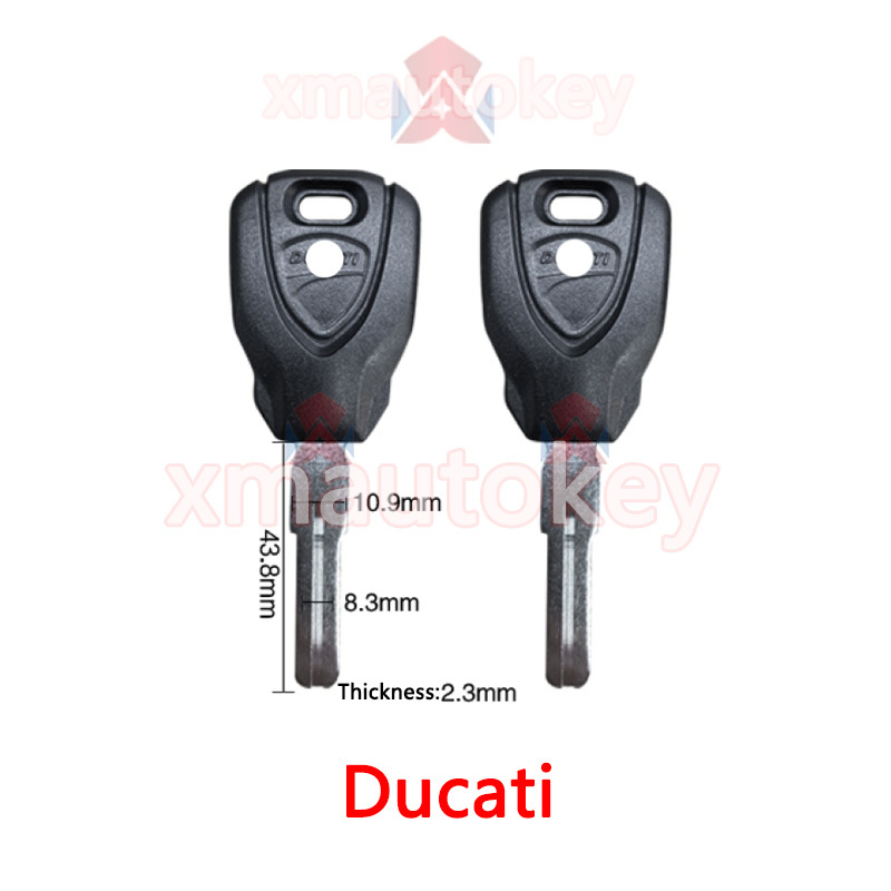 Motorcycle Uncut Blank Key For  Ducati  Monster 696 796 795 899 959 1098 1199 1299 Multistrada MTS950