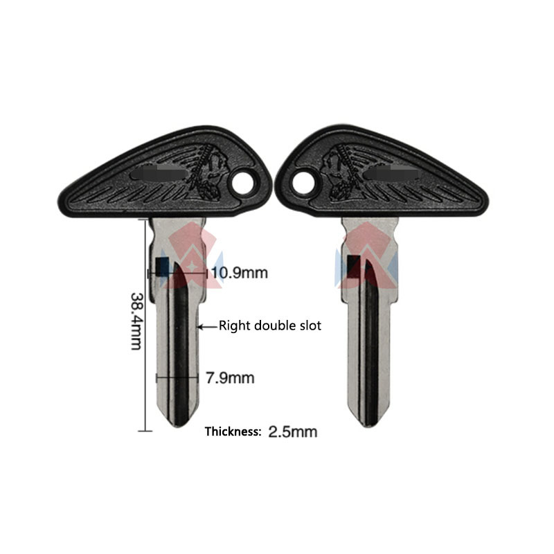 Motorcycle Uncut Blank Key For  INDIAN ROADMASTER SCOUT ROADMASTE BOBBER FTR1200 LIMITED FTR RALLY 2018