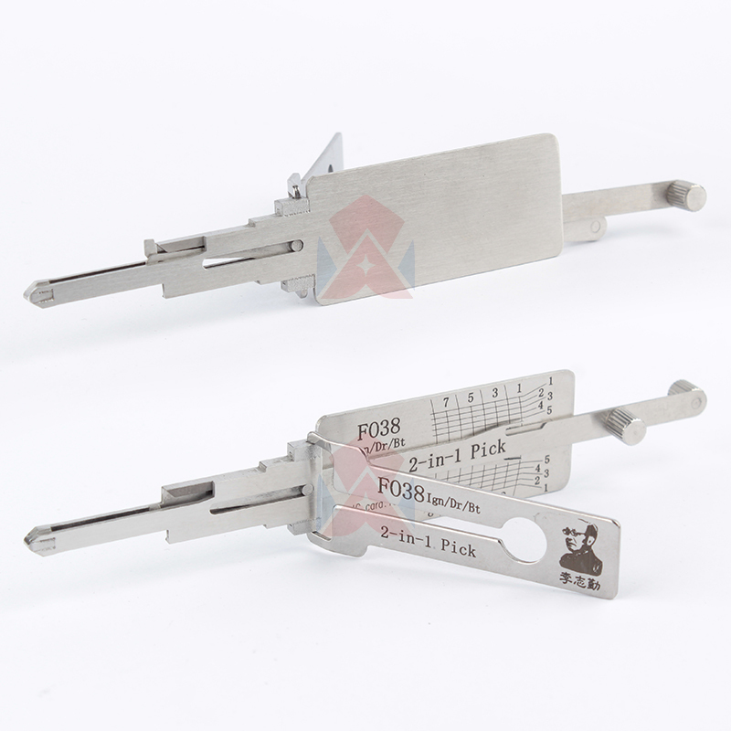 Original Lishi 2 in 1 Tool B111 DWO4R FO38 KEY READER FO38 for Locksmith Repairing Tools