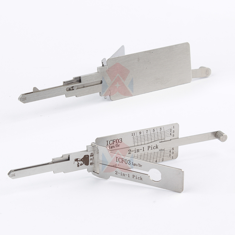 Original Lishi 2 in 1 Pick Tool CY24 ICF03 NE72 NE78 Locksmith Repairing Tools