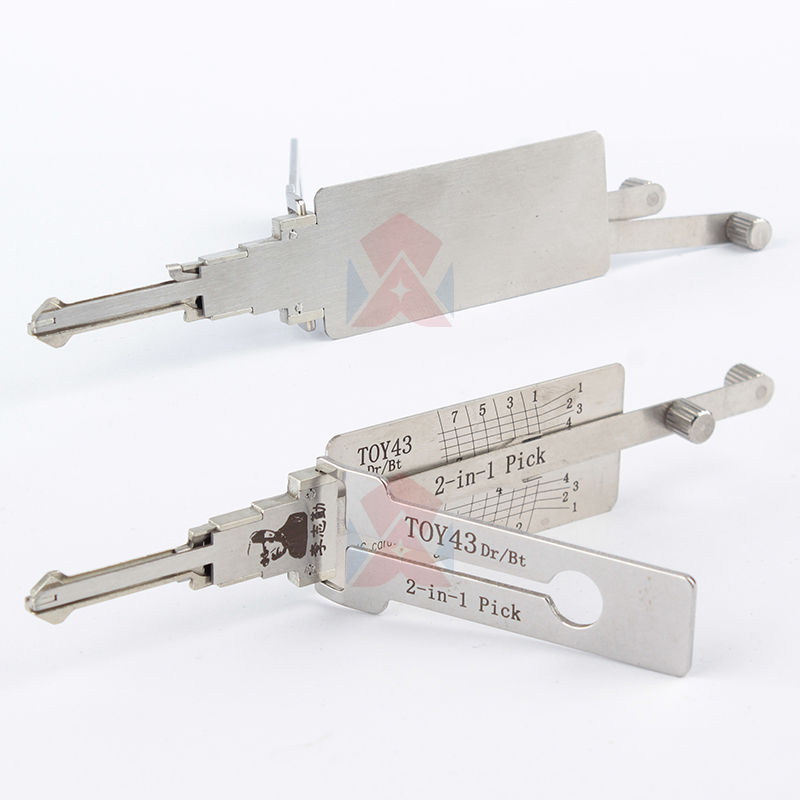 Original Lishi 2 in 1 Tool TOY2 TOY38R TOY40 TOY43 TOY43AT TOY43R for Locksmith Repairing Tools
