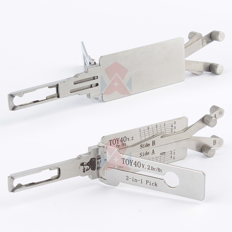 Original Lishi 2 in 1 Tool TOY2 TOY38R TOY40 TOY43 TOY43AT TOY43R for Locksmith Repairing Tools