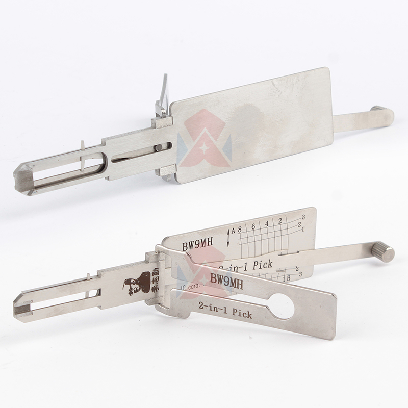 Original Lishi 2 in 1 Tool BW9MH HON63 HON70 HON77 MAHINDRA/YAMAHA for Motorcycle Locksmith Repairing Tools