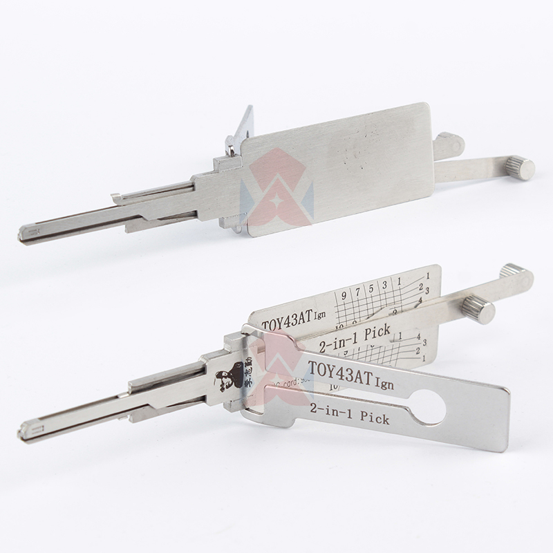 Original Lishi 2 in 1 Tool TOY2 TOY38R TOY40 TOY43 TOY43AT TOY43R for Locksmith Repairing Tools