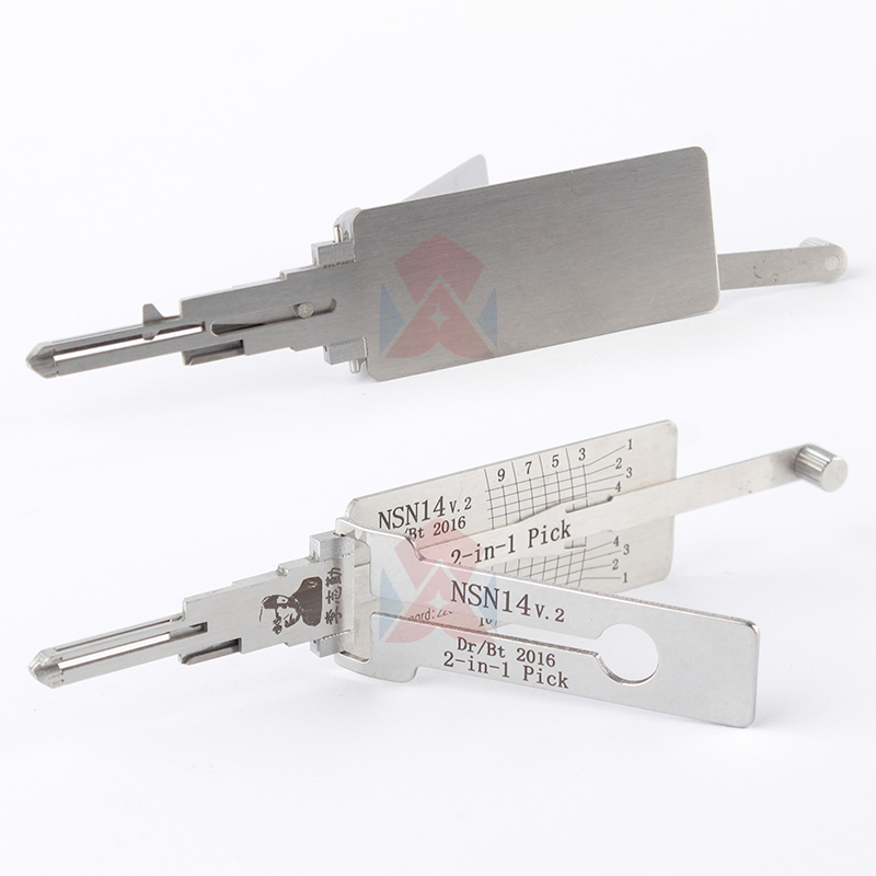 Original Lishi 2 in 1 Tool MAZDA2014 MAZ24 NE71R NSN1 NSN14 for Locksmith Repairing Tools