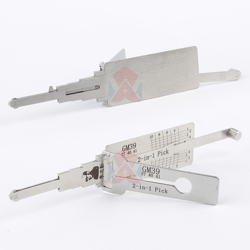 Original Lishi 2 in 1 GM39 GM45 HU100(10) HU100 HU100R HU101 HU198/FORD2017 for Locksmith Repairing Tools