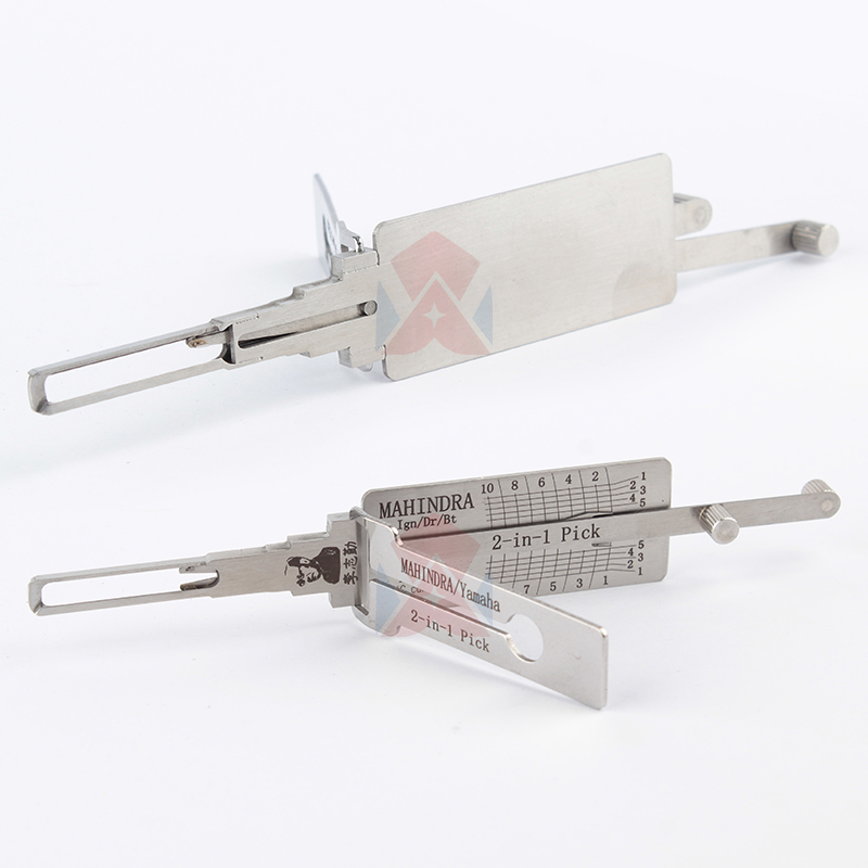 Original Lishi 2 in 1 Tool BW9MH HON63 HON70 HON77 MAHINDRA/YAMAHA for Motorcycle Locksmith Repairing Tools