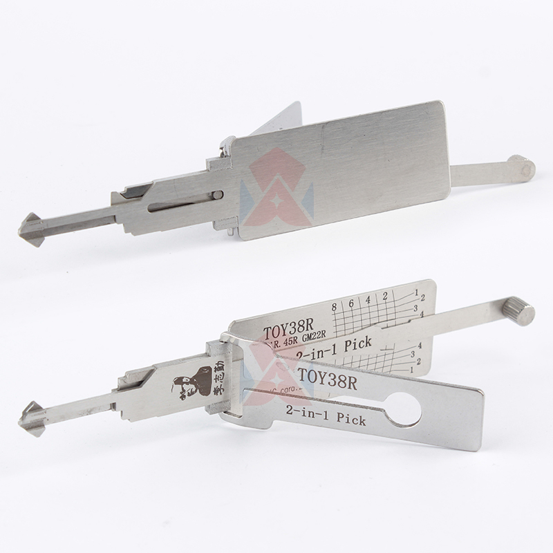 Original Lishi 2 in 1 Tool TOY2 TOY38R TOY40 TOY43 TOY43AT TOY43R for Locksmith Repairing Tools