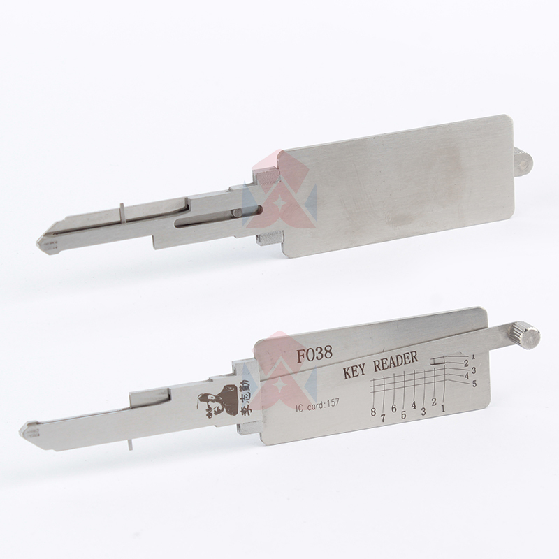 Original Lishi 2 in 1 Tool B111 DWO4R FO38 KEY READER FO38 for Locksmith Repairing Tools
