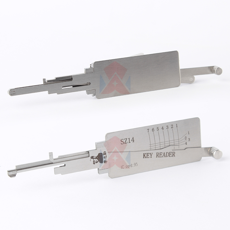 Original Lishi 2 in 1 Tool BW9MH HON63 HON70 HON77 MAHINDRA/YAMAHA for Motorcycle Locksmith Repairing Tools