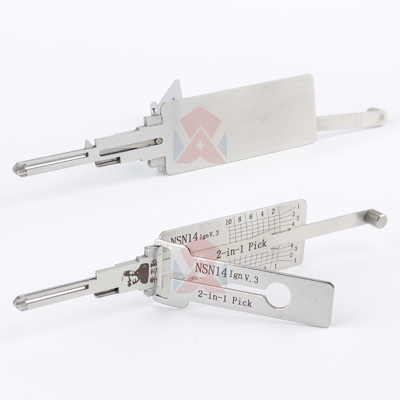 Original Lishi 2 in 1 Tool MAZDA2014 MAZ24 NE71R NSN1 NSN14 for Locksmith Repairing Tools