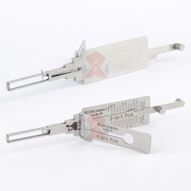 Original Lishi 2 in 1 GM39 GM45 HU100(10) HU100 HU100R HU101 HU198/FORD2017 for Locksmith Repairing Tools