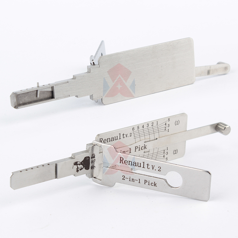 Original Lishi 2 in 1 DAT12R DAT17 HU162T(8) HU162T(9) HU162T(10) LAGUNA3 Renault v.2