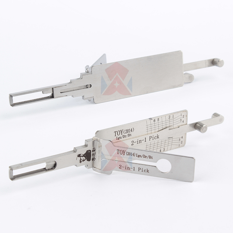 Original Lishi 2 in 1 Tool TOY(2014) TOY2014V.2 TOY47 TOY48 TOY2018 for Locksmith Repairing Tools