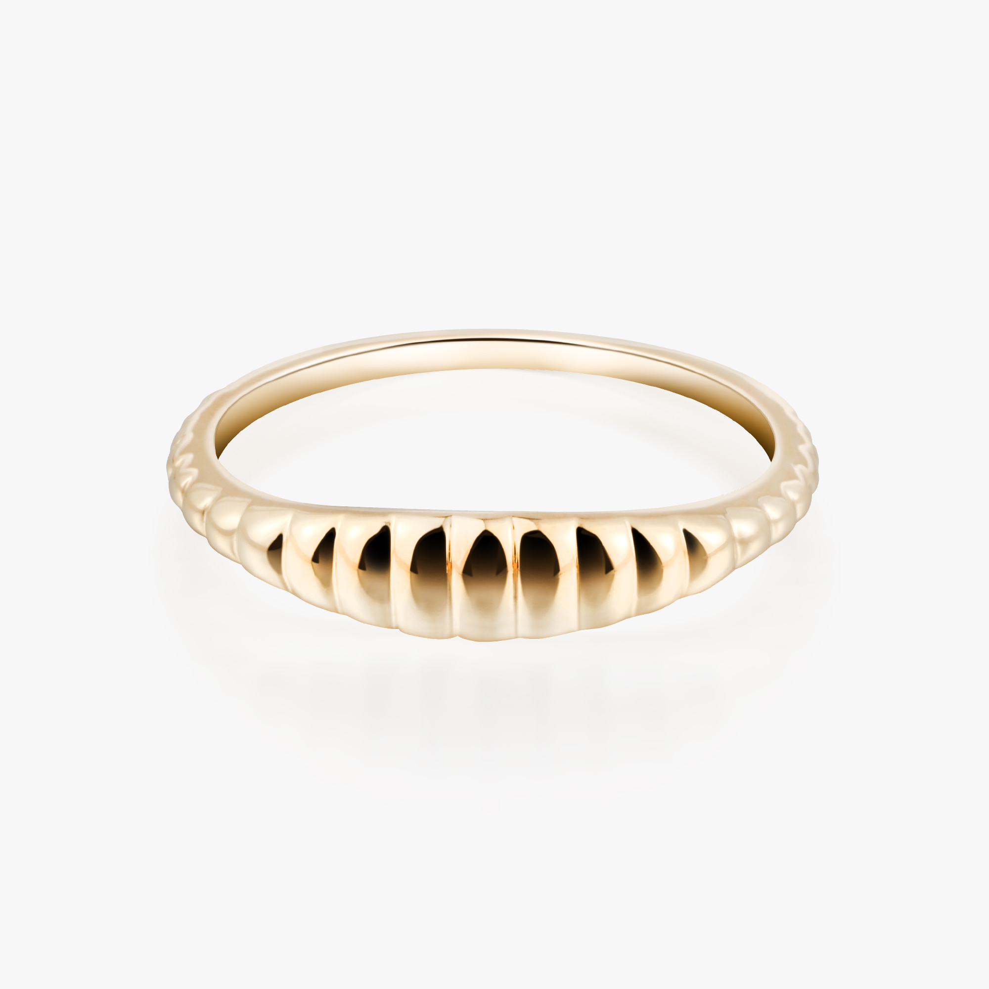 14K Croissant Ring
