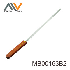 BBQ FLAT SKEWER WOODEN Handle TC