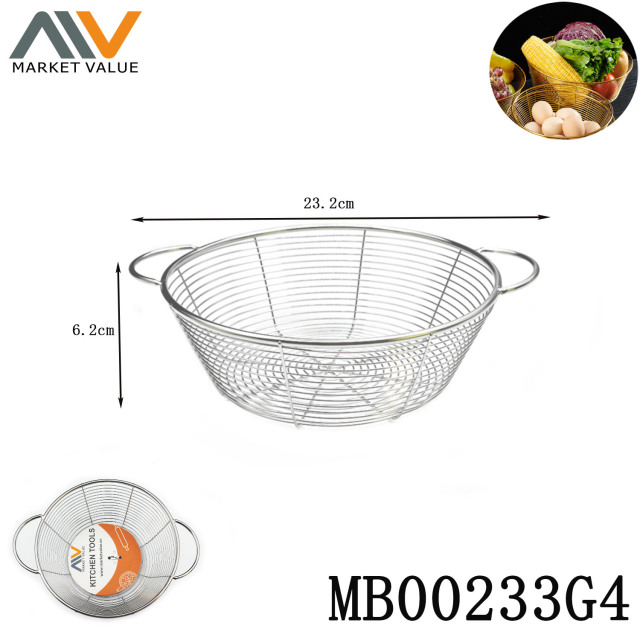 19.5CM Stainless Steel Fruit Basket TC