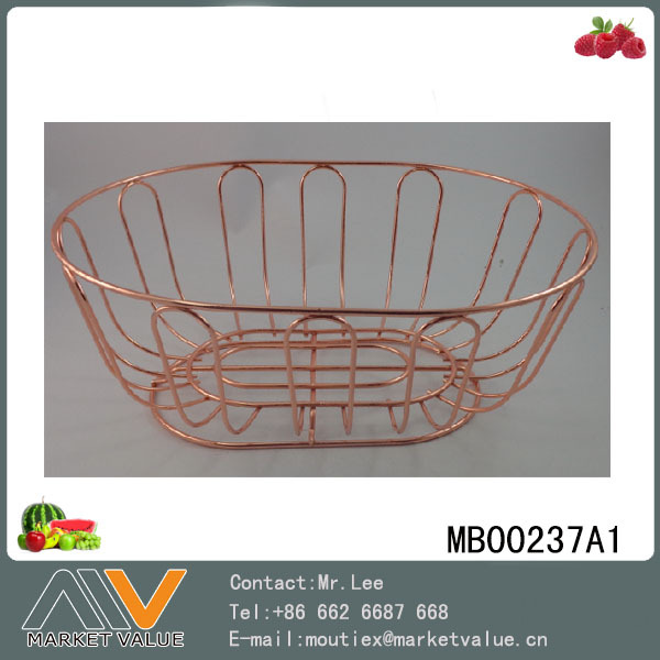 GOLD PLATING 3.3MM ELLIPSE FRUIT BASTKET